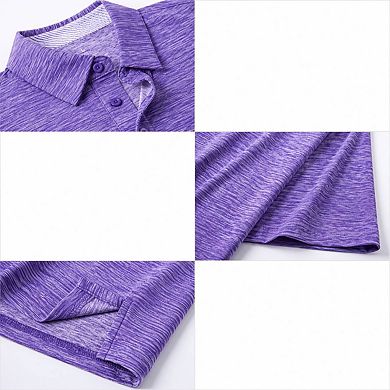 Moisture-Wicking Quick-Dry Short Sleeve Polo Shirt