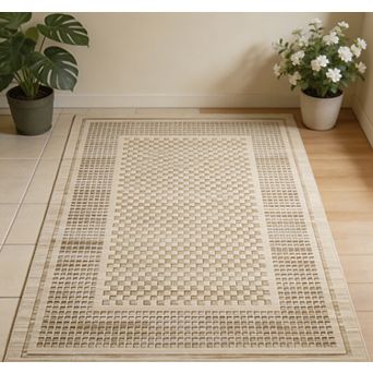 Modern Living Room Rug Washable Geometric Area Rug Accent Carpet for Bedroom Farmhouse