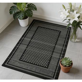 Modern Living Room Rug Washable Geometric Area Rug Accent Carpet for Bedroom Farmhouse