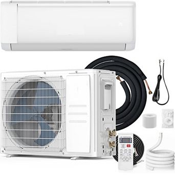 18,000 BTU Mini Split AC/Heating System, Mini Split Air Conditioners, 21 SEER2, 230V WIFI Enabled
