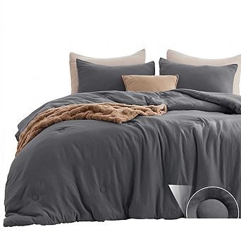 Quilted Down Alternative Comforter Set, Soft Prewashed All-Season Bedding