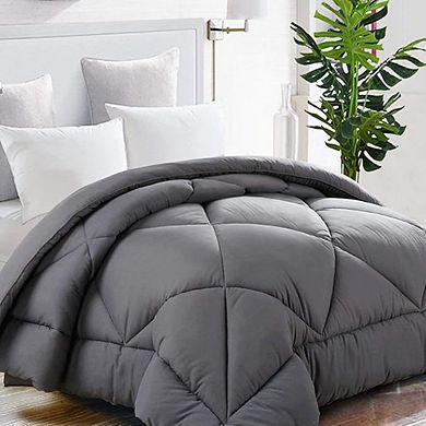 Queen Comforter Down Alternative Quilted Reversible Soft All-Season Duvet Insert