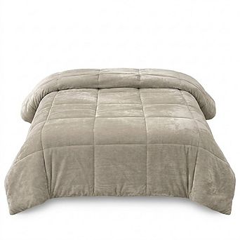 King Comforter Set Microfiber Lightweight Duvet Cover Zipper Closure 3 pc