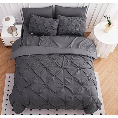 7-Piece Queen Comforter Set Ultra-Soft Microfiber All-Season Bedding Sheets Pillow Shams