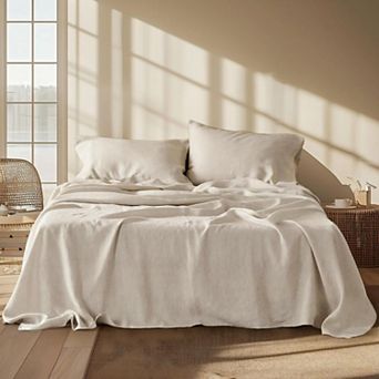 Bedsure Cotton Linen Sheet Set