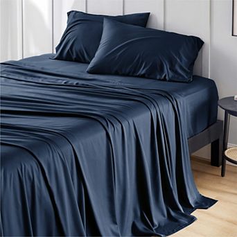 Bedsure Essential Collection Cooling Rayon Derived from Bamboo Sheet Set
