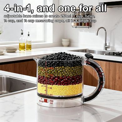 Scrape Upcup Adjustable Measuring Cup All in One
