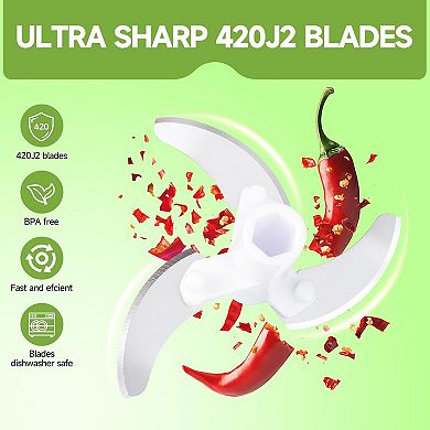 Hand Pull String Manual Food Processor Vegetable Chopper