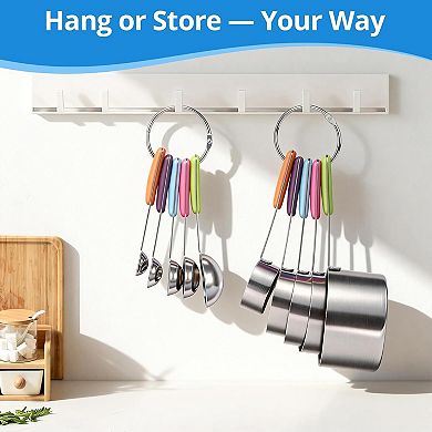 Stainless Steel Measuring Cups and Spoons Set of 10