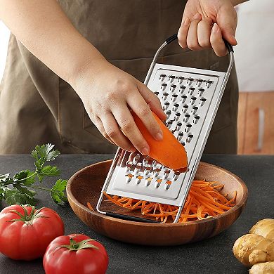 Stainless Steel Flat Grater Extra Coarse Handheld