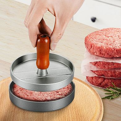 Aluminum Burger Press BBQ Patty Maker