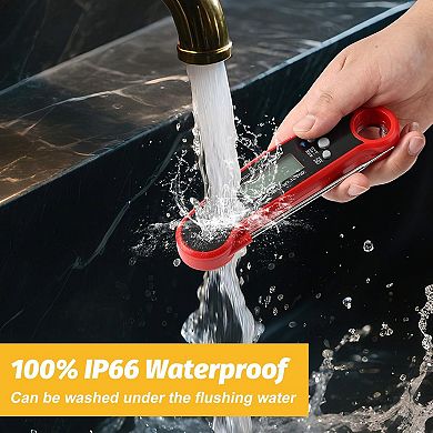 Digital Meat Thermometer Waterproof Instant Read
