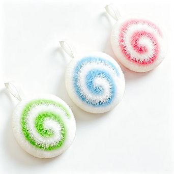 Magic Cleaning Ball Sponge, Wash Basin Bath Refreshing Pom - 3 Pack