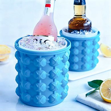 Silicone Ice Cube Maker Genie, BPA Free, set of 2