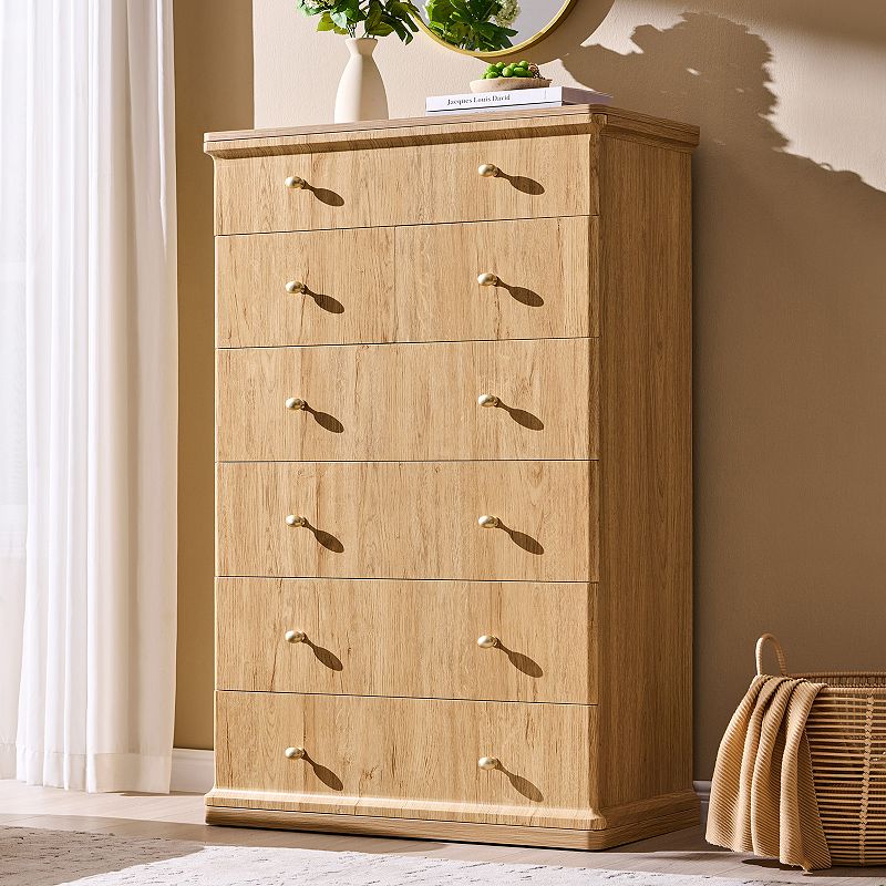 Modern 7 Drawer Dresser, 48