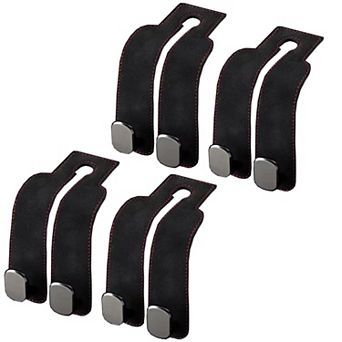 4 Pack Car Seat Back Storage Hook, Car Purse Hook, Car Seat Hooks for Headrest, Car Hooks for Bags