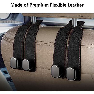 4 Pack Car Seat Back Storage Hook, Car Purse Hook, Car Seat Hooks for Headrest, Car Hooks for Bags