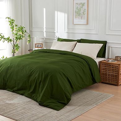 DOZ 100% Long Staple Cotton Pillowcase Set, Classic Percale, Hotel Cool Crisp, Breathable, Durable