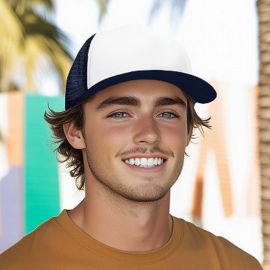 Dalix Flat Billed Baseball Cap Adjustable Hat Size M L XL