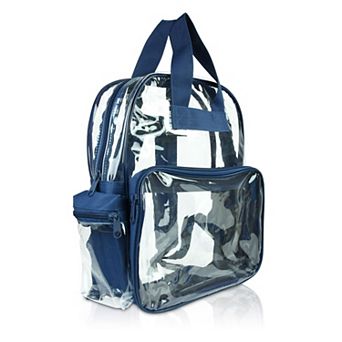 Dalix Small Clear Backpack Bag in