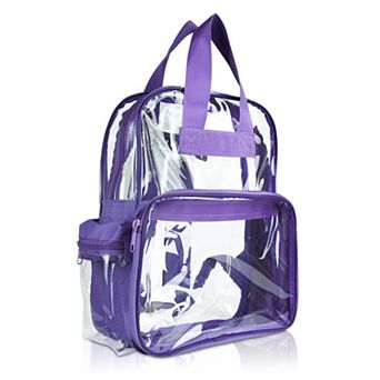 Dalix Small Clear Backpack Bag in