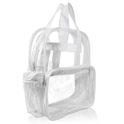dickies mini clear backpack Comfortable Padded Straps And A Front Zip Pocket For Organization Dickies Backpacks | Mini, Canvas,