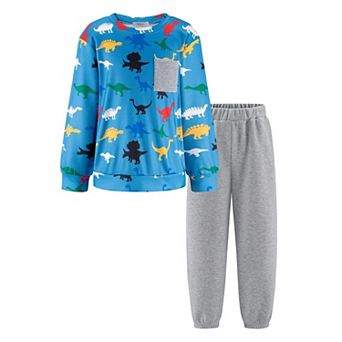 Arshiner Boys Fleece Sweatshirt Pants Outfit Set Fall Winter Clothes Set