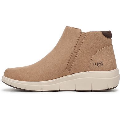 Ryka Layla Women's Microfiber Zip Ankle Boots