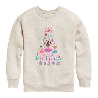 Girls 7-16 Barbie Nutcracker Dreams Crew Fleece Sweatshirt