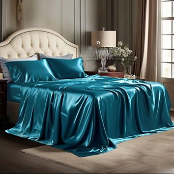 Bedsure Satin Silky Sheet Set