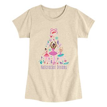 Girls 7-16 Barbie "Nutcracker Dreams" Ballet Christmas Graphic Tee