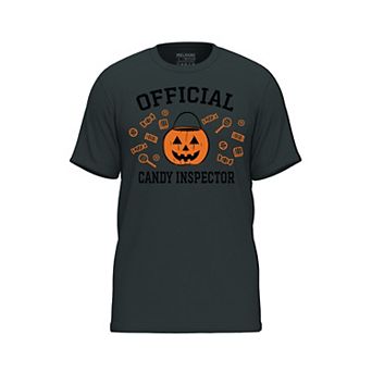 Men's Halloween Official Candy Inspector Graphic Tee
