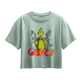 Girls 7-16 Dr. Seuss The Grinch Boxy Tee