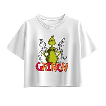 Girls 7-16 Dr. Seuss The Grinch Boxy Tee