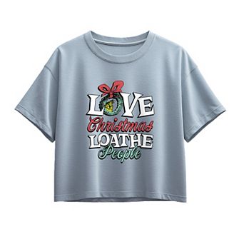 Girls 7-16 Dr. Seuss The Grinch Boxy Tee