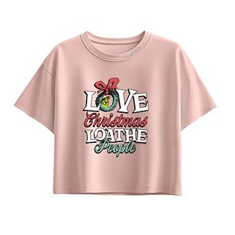 Girls 7-16 Dr. Seuss The Grinch Boxy Tee