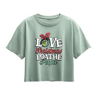 Girls 7-16 Dr. Seuss The Grinch Boxy Tee