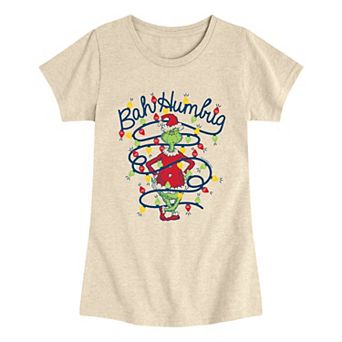 Girls 7-16 Dr. Seuss The Grinch "Bah Humbug" Graphic Tee