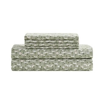 French Connection Printed Microfiber Sheet Set