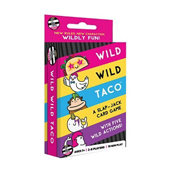 Dolphin Hat Games Wild Wild Taco Slap-Jack Card Game with Five Wild Actions
