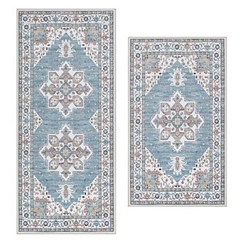 Laura Ashley Imagine Florence Chenille 2 pc Rug Set