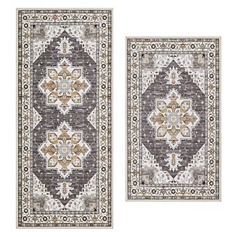 Laura Ashley Imagine Florence Chenille 2 pc Rug Set