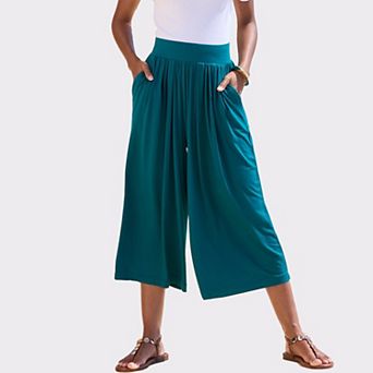 Lascana Women's Elastic Waistband Culottes