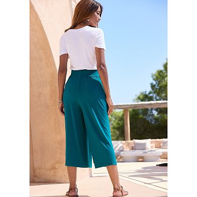 Lascana Women's Elastic Waistband Culottes