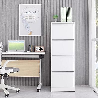 Steel Storage File Cabinet for Office, Folding Lock, for Letter /Legal/f4/a4 Files