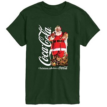 Men's Coca-Cola Christmas Calls for a Coca-Cola Short Sleeve Graphic T-Shirt