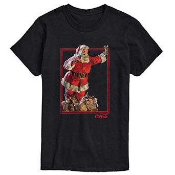 Men's Coca-Cola Santa Claus Vintage Short Sleeve Graphic T-Shirt