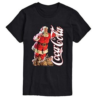 Men's Coca-Cola Santa Claus Vintage Logo Short Sleeve Graphic T-Shirt