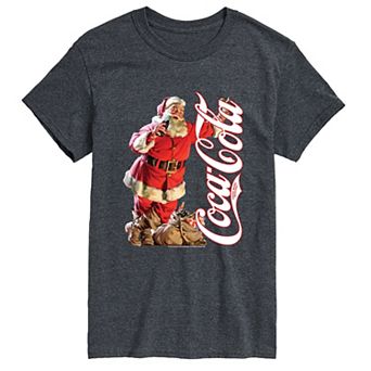 Men's Coca-Cola Santa Claus Vintage Logo Short Sleeve Graphic T-Shirt
