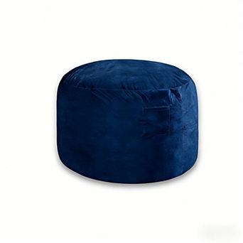 Oversized Bean Bag Chair Bed, Flannel Lazy Sofa with High Resilience Memory Foam and Removable Cover